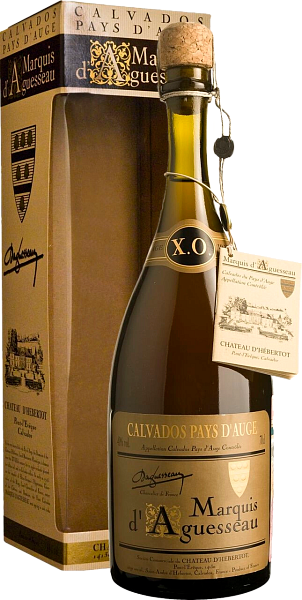 Кальвадос Marquis d'Aguesseau XO 20 Ans Pays d’Auge AOC (gift box), 0.7 л