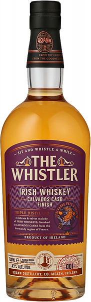 Виски The Whistler Calvados Cask Finish Blended Irish Whisky, 0.7 л