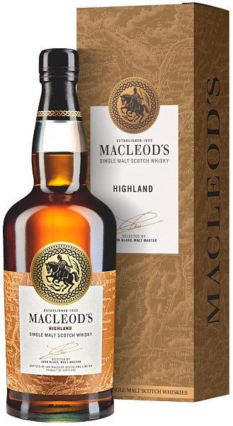 Виски Macleod's Highland Single Malt Scotch Whisky (gift box), 0.7 л