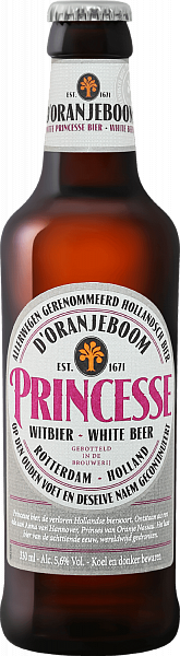 Пиво D’Oranjeboom Princesse Witbier, 0.33 л