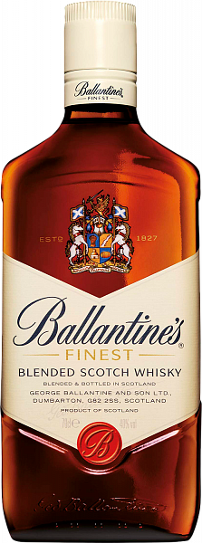 Виски Ballantine's Finest Blended Scotch Whisky, 0.7 л
