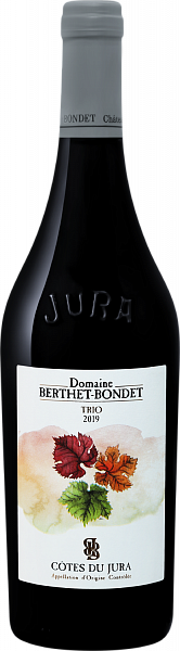 Вино Trio Cotes du Jura AOC Domaine Berthet-Bondet, 0.75 л