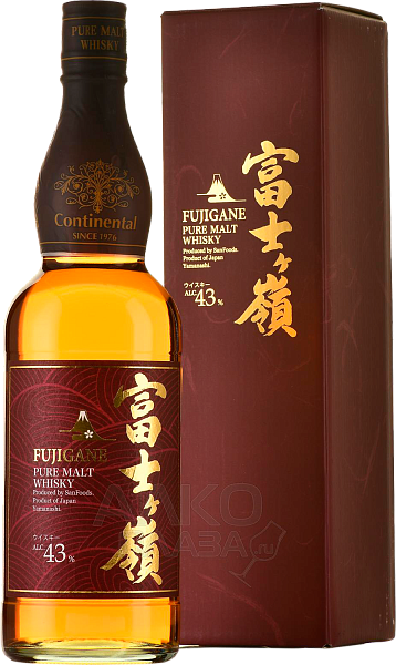 Виски Fujigane Pure Malt Single Malt Japanese Whisky (gift box), 0.7 л