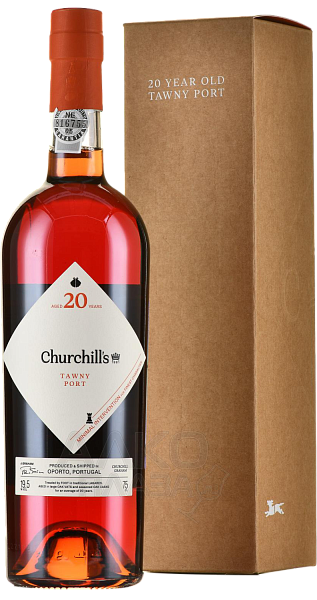 Портвейн Churchill's Tawny Port 20 years old (gift box), 0.75 л
