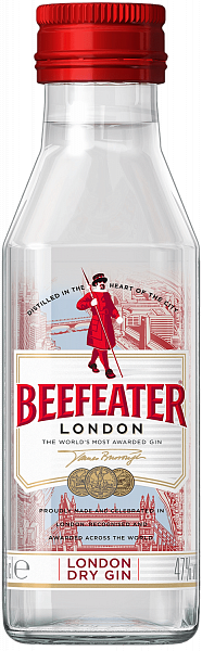 Beefeater London Dry Gin, 0.05 л