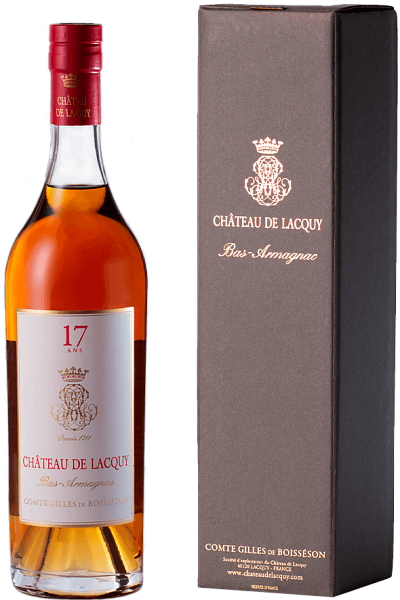 Арманьяк Chateau de Lacquy Bas Armagnac 17 Ans (gift box), 0.7 л