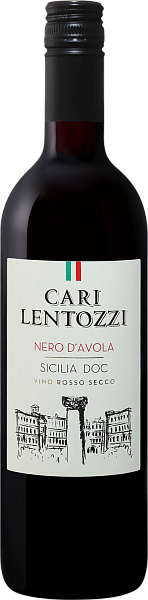 Вино Cari Lentozzi Nero d'Avola Sicilia DOC Villa Degli Olmi, 0.75 л в Тюмени