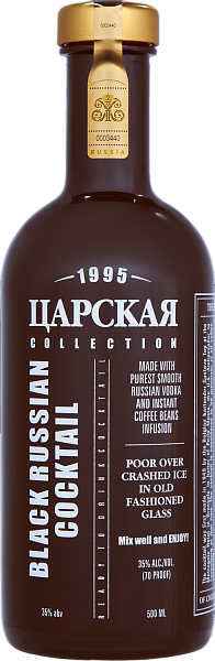Ликёр Tsarskaja Collection Black Russian, 0.5 л