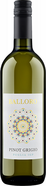 Вино Balloro Pinot Grigio Puglia IGT, 0.75 л