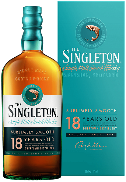 Dufftown Singleton 18 y.o. single malt scotch whisky (gift box), 0.7л