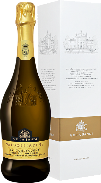 Игристое вино Villa Sandi Prosecco Di Valdobbiadene DOCG Superiore Extra Dry (gift box), 0.75 л в Нижнем Новгороде