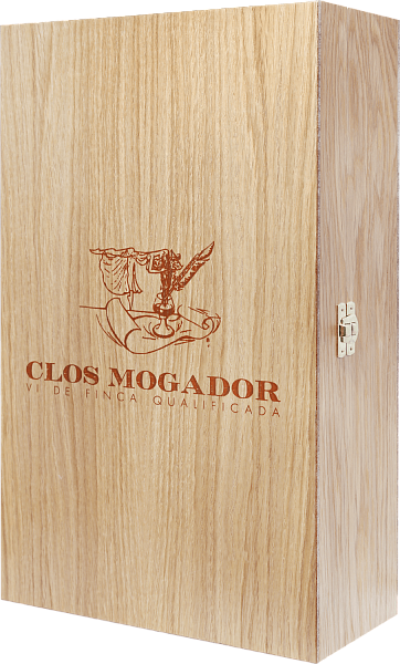 Gift box Clos Mogador for 2 bottles, oak