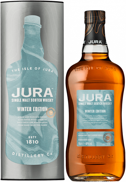 Isle of Jura Winter Edition Single Malt Scotch Whisky (gift box), 0.7 л