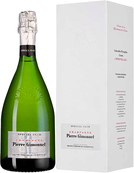Шампанское Pierre Gimonnet & Fils Special Club Grands Terroirs de Chardonnay Extra Brut Champagne AOC (gift box), 0.75 л в Воронеже