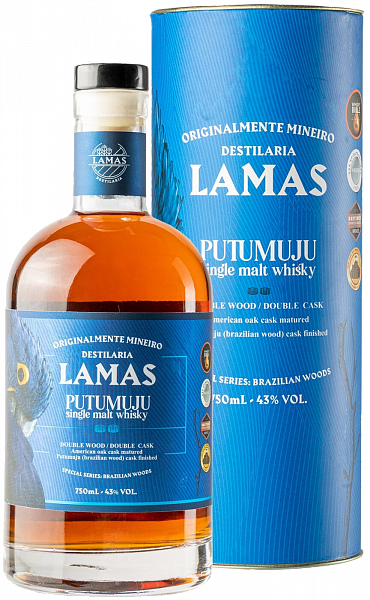 Виски Lamas Putumuju Double Wood Single Malt Whisky (gift box), 0.75 л
