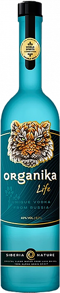 Водка Organika Life (in turquoise bottle), 0.7 л