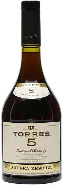Torres 5 Solera Reserva , 0.5 л