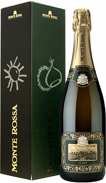 Игристое вино P.R. Blanc de Blancs Brut Franciacorta DOCG Monte Rossa (gift box), 1.5 л