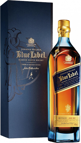 Johnnie Walker Blue Label Blended Scotch Whisky (gift box), 0.7 л