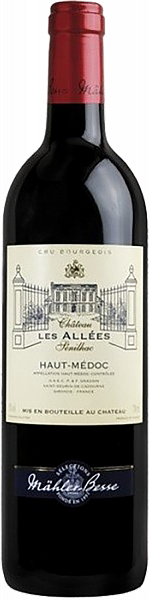 Вино Chateau Senilhac Les Allees Haut-Medoc AOC, 0.75 л