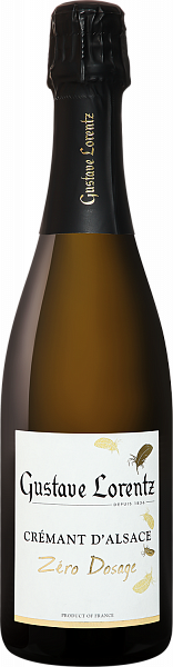 Игристое вино Gustave Lorentz Cremant d‘Alsace AOC Zero Dosage, 0.75 л
