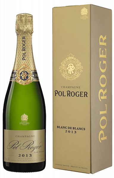Шампанское Pol Roger Blanc de Blancs Vintage Champagne AOC (gift box), 0.75 л