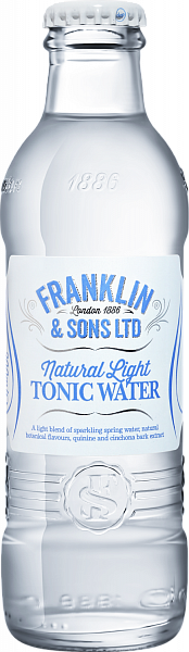 Тоник Franklin & Sons Natural Light Tonic Water , 0.2 л