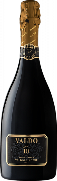Игристое вино Valdo Numero 10 Metodo Classico Prosecco di Valdobbiadene Superiore DOCG Brut , 0.75 л