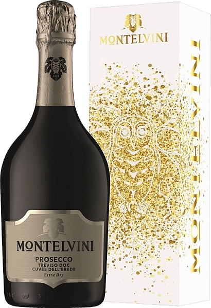 Игристое вино Montelvini Cuvee dell'Erede Prosecco DOC Extra Dry (gift box), 0.75 л