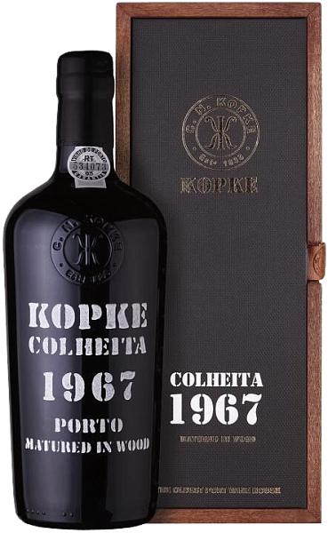 Портвейн Kopke Colheita Porto 1967 (gift box), 0.75 л