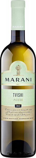 Белое полусладкое вино Marani Tvishi Telavi Wine Cellar, 0.75 л