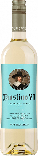 Испанское вино Faustino VII Sauvignon Blanc, 0.75 л