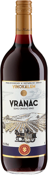 Вино Vranac Suvo Vino Kalem, 1 л