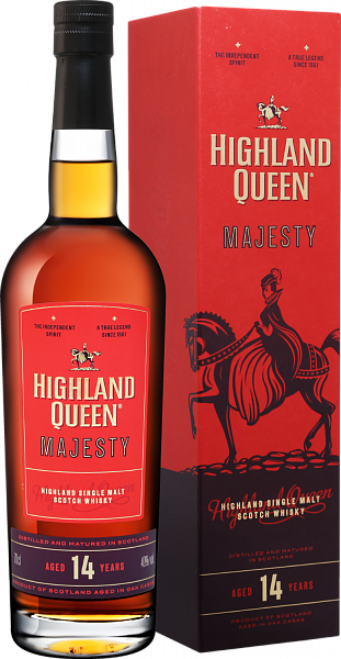 Highland Queen Majesty Single Malt Scotch Whisky 14 y.o. (gift box), 0.7 л