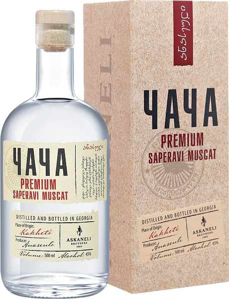 Чача Chacha Askaneli Premium Saperavi Muscat (gift box), 0.5 л в Ростове-на-Дону