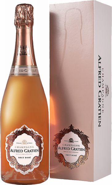 Шампанское Alfred Gratien Rose Champagne AOC Brut (gift box), 0.75 л