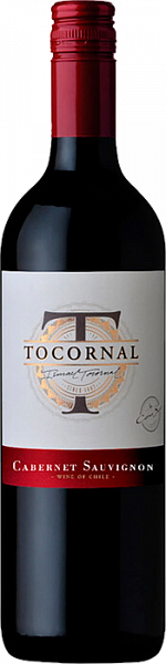Полусухое вино Tocornal Cabernet Sauvignon Central Valley DO Cono Sur, 0.75 л