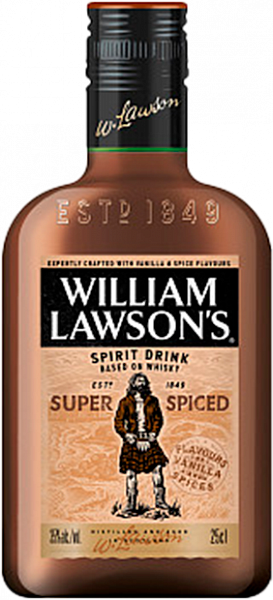 Виски William Lawson's Super Spiced Spirit Drink, 0.25 л