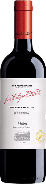 Вино Luis Felipe Edwards Reserva Malbec Colchagua Valley DO, 0.75 л