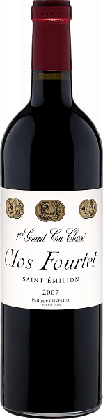 Вино Clos Fourtet 1er Grand Cru Classe Saint-Emilion Grand Cru AOC, 0.75 л