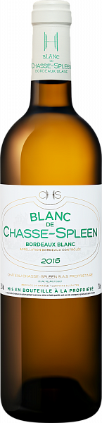 Blanc de Chasse-Spleen Bordeaux AOC Chateau Chasse-Spleen, 0.75 л