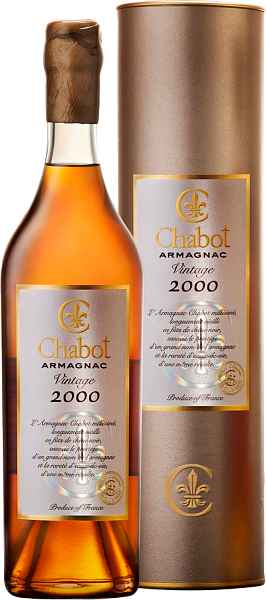 Арманьяк Chabot 2000 (gift box), 0.7 л