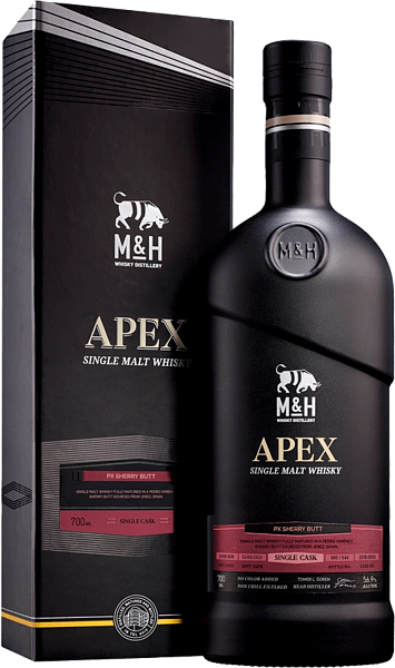Виски M&H Apex PX Sherry Butt Single Malt Whiskey (gift box), 0.7 л