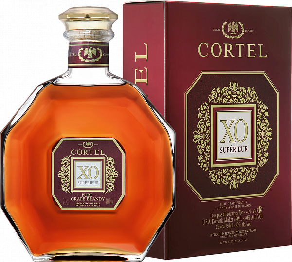 Бренди Cortel XO Superior Brandy (gift box), 0.7 л