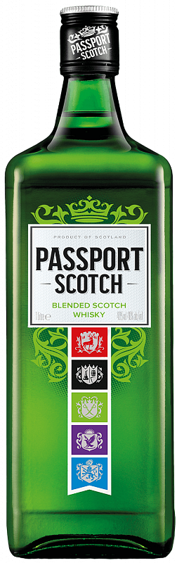 Пасспорт Скотч купажированный шотландский виски 1 л