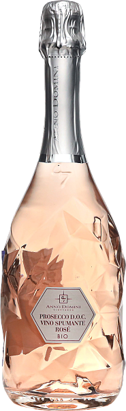 Игристое вино 47 Anno Domini Prosecco DOC Rose Bio Millesimato Extra Dry, 0.75 л