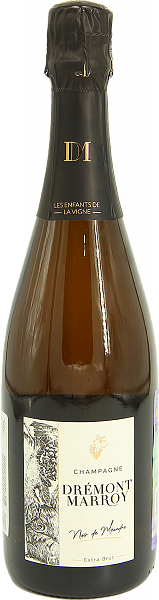 Шампанское Noir de Meandre Champagne AOC Extra Brut Dremont Marroy, 0.75 л