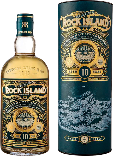 Виски Rock Island Small Batch Blended Malt Scotch Whisky 10 y.o. (gift box), 0.7 л