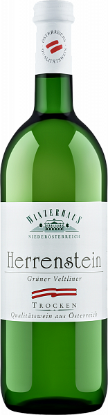 Вино Herrenstein Gruner Veltliner Niederosterreich Lenz Moser, 1 л