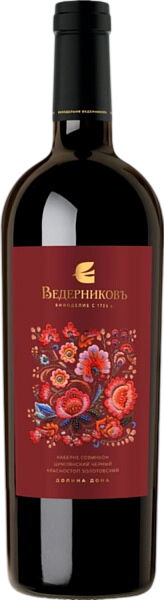 Вино Dolina Dona Red Dry Vinodelnya Vedernikov, 0.75 л